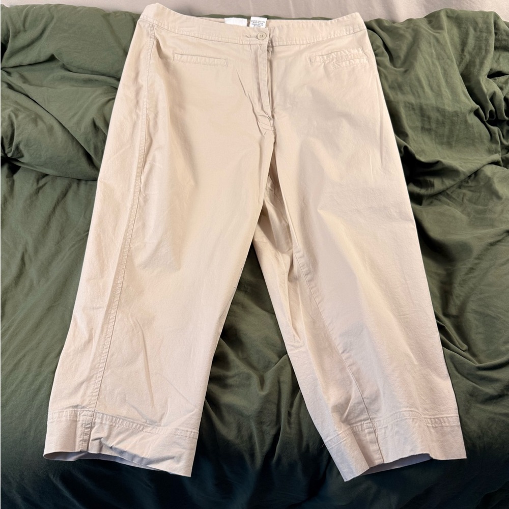Fashion Bug Beige Stretch Trousers - 043